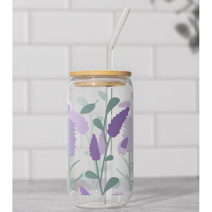 150 Artes para Copo Tampa de Bambu Café Gelado Copo de Vidro Coffe Glass Arquivo em Png  7