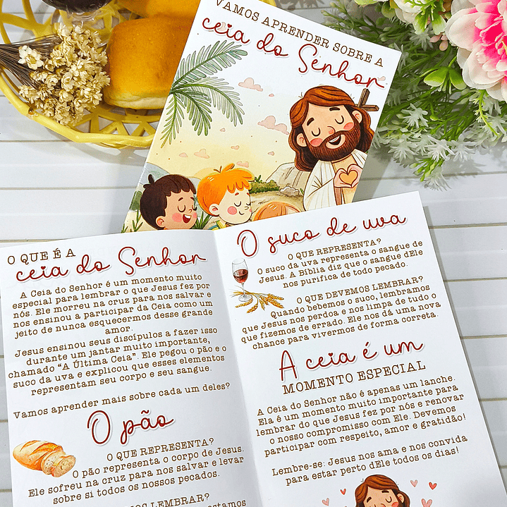 Arquivos Prontos Aprendendo Sobre  a Ceia do Senhor Arquivo em Pdf 5