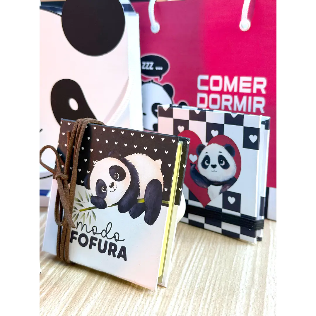 Arquivos Prontos Post it e Sacolinha Panda Mania Dorama Dorameira Arquivo em Pdf  2