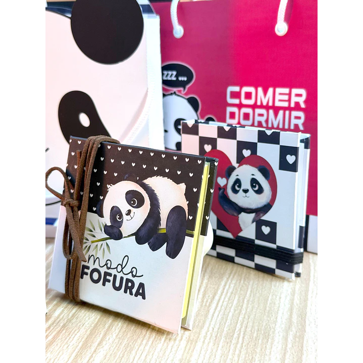 Arquivos Prontos Post it e Sacolinha Panda Mania Dorama Dorameira Arquivo em Pdf  2