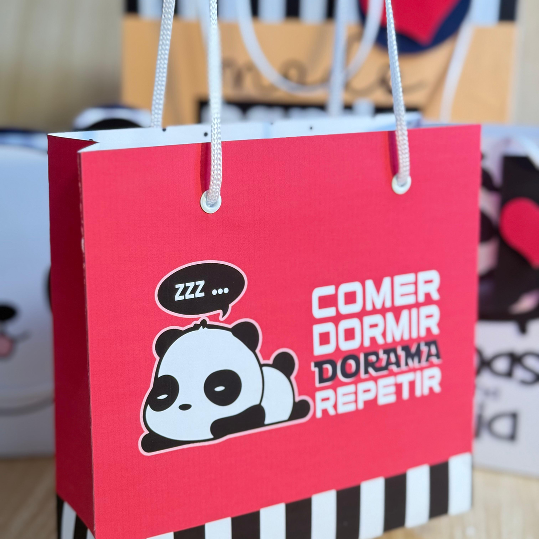 Arquivos Prontos Post it e Sacolinha Panda Mania Dorama Dorameira Arquivo em Pdf  6