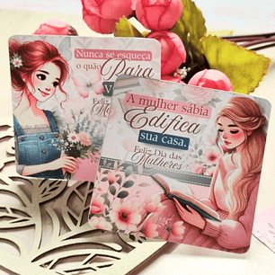 Arquivos Prontos Tags Quadradas Dia das Mulheres Arquivo em Pdf 