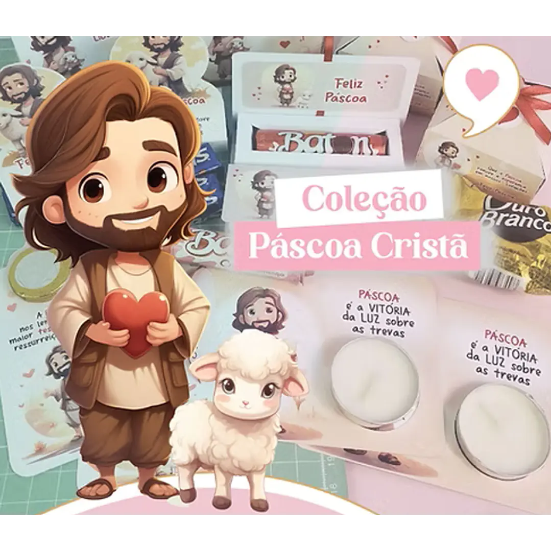 Arquivos de Corte Páscoa Cristã Arquivo em Pdf  1