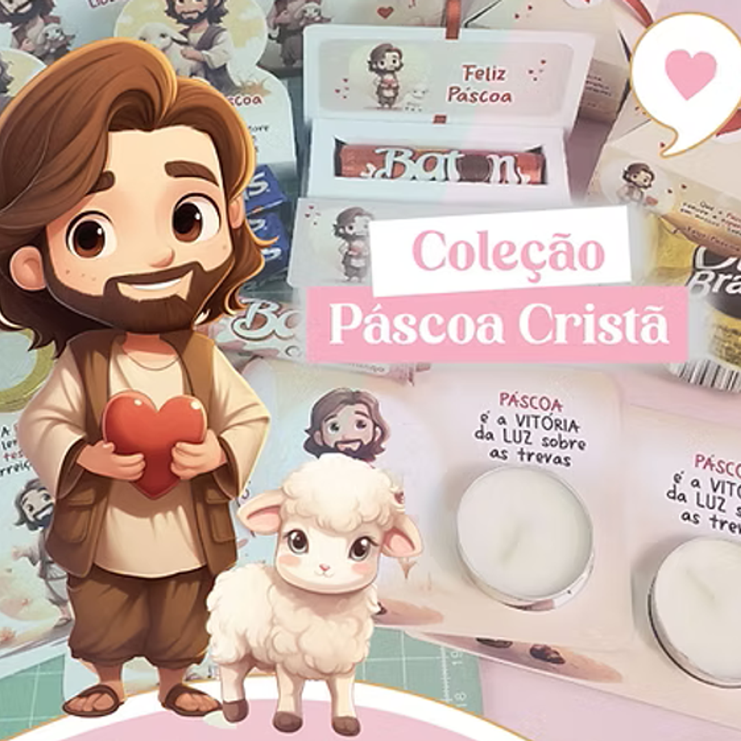 Arquivos de Corte Páscoa Cristã Arquivo em Pdf  1