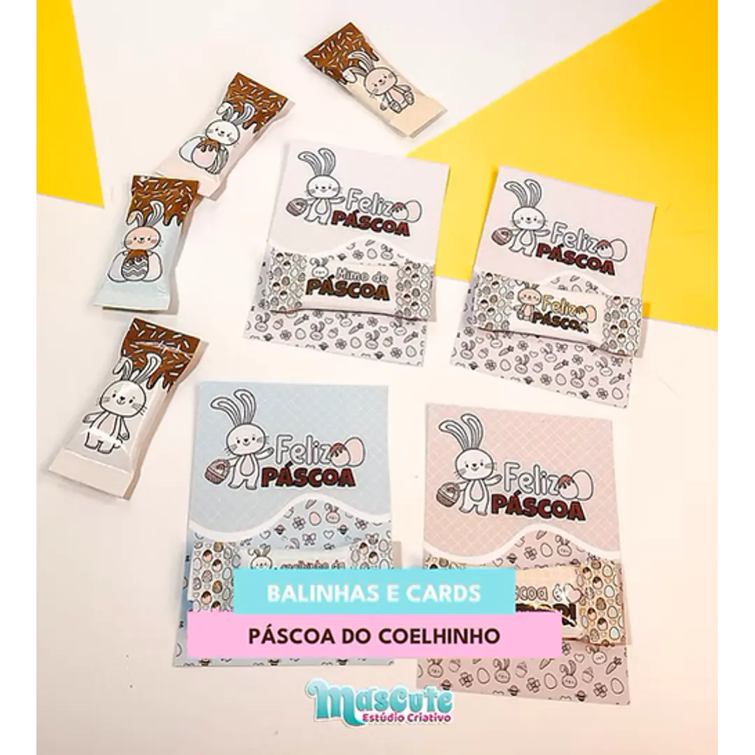 Arquivos de Corte Páscoa Coelhinho Arquivo em Pdf  2