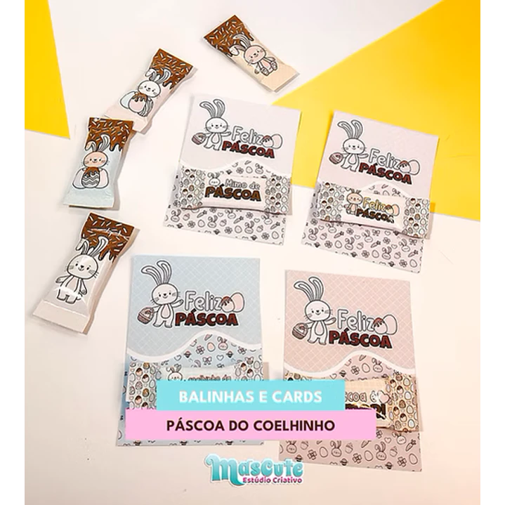 Arquivos de Corte Páscoa Coelhinho Arquivo em Pdf  2