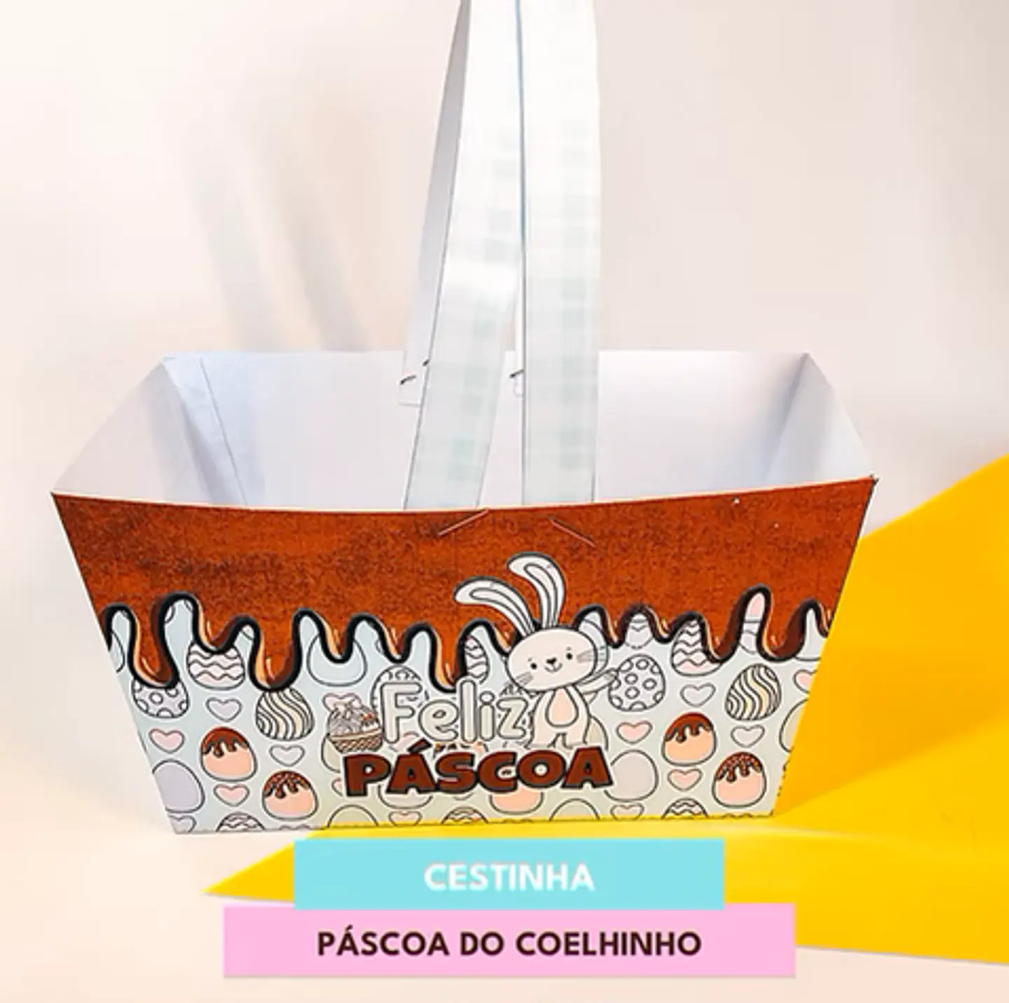 Arquivos de Corte Páscoa Coelhinho Arquivo em Pdf  5