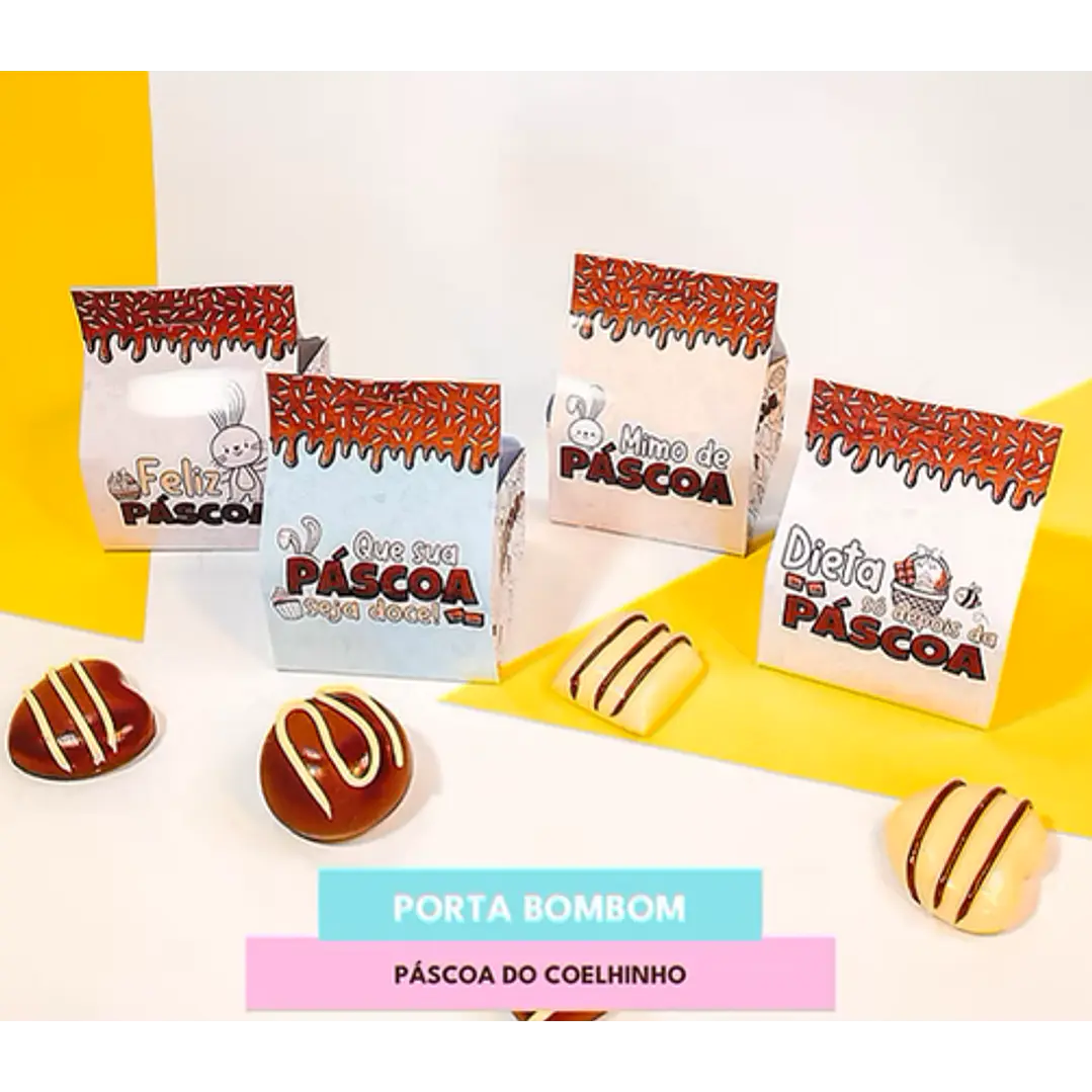 Arquivos de Corte Páscoa Coelhinho Arquivo em Pdf  7