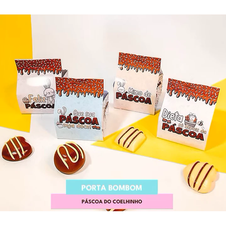 Arquivos de Corte Páscoa Coelhinho Arquivo em Pdf  7