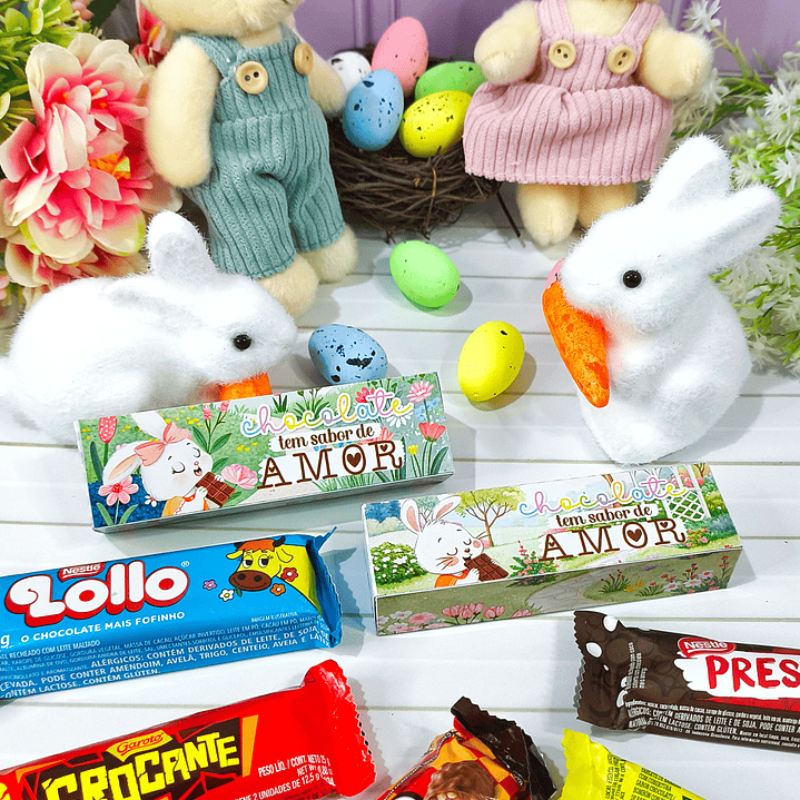 Arquivos Prontos Mimos Páscoa Coelhinhos Arquivo em Pdf 3