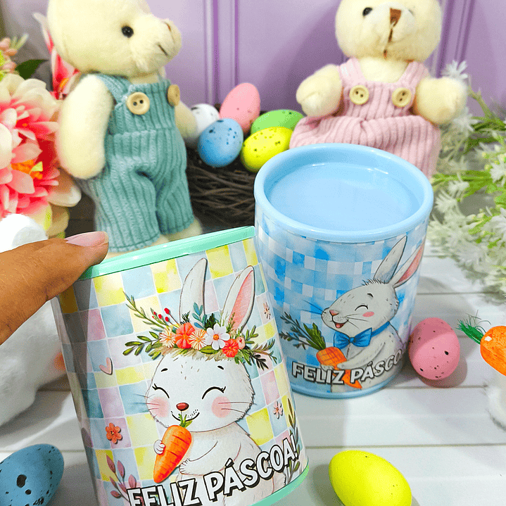 Arquivos Prontos Mimos Páscoa Coelhinhos Arquivo em Pdf 8