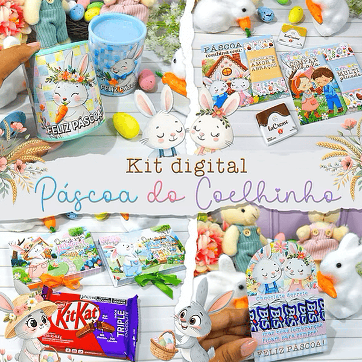 Arquivos Prontos Mimos Páscoa Coelhinhos Arquivo em Pdf 1