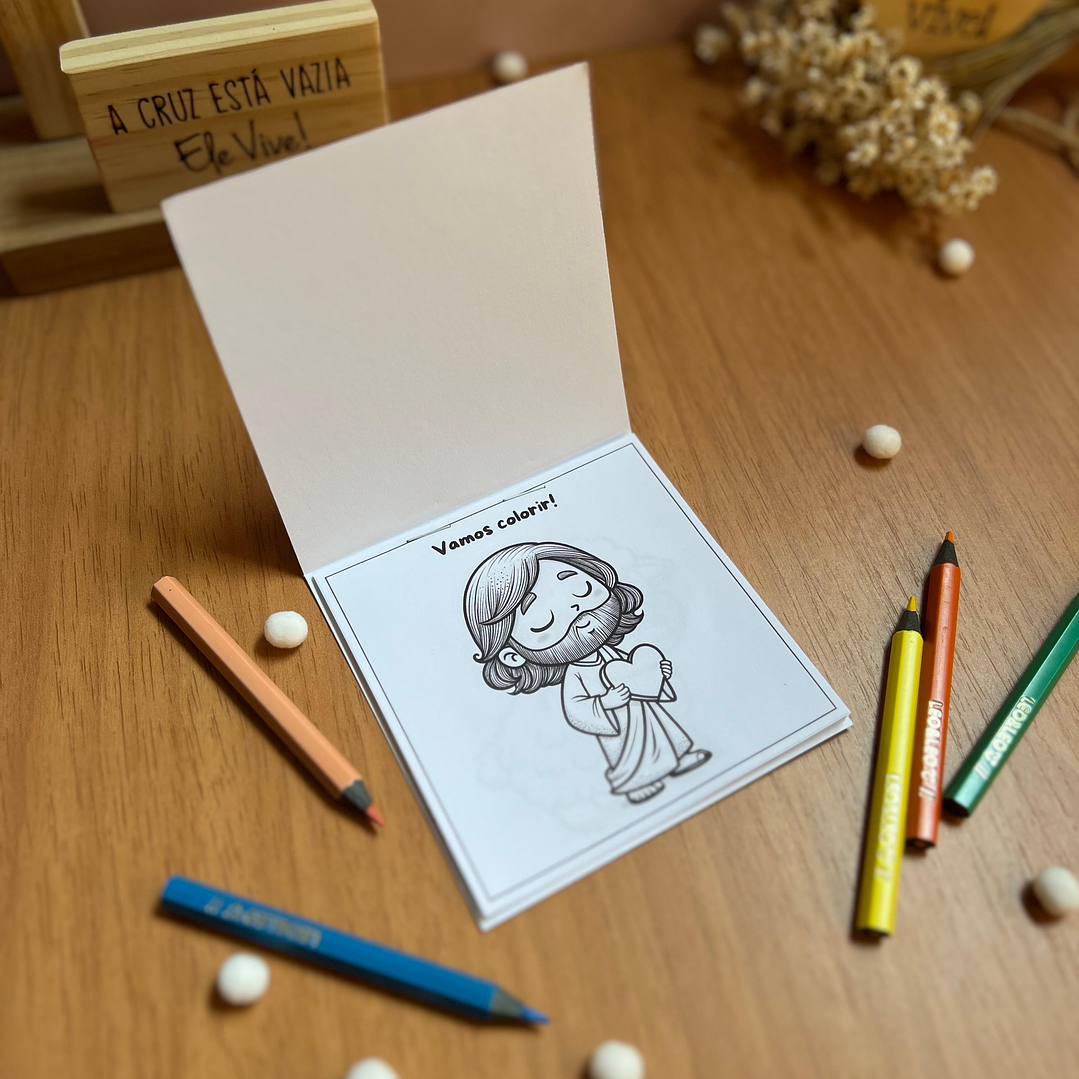 Arquivos Prontos Páscoa Cristã e Coelhinhos Arquivo em Pdf  13