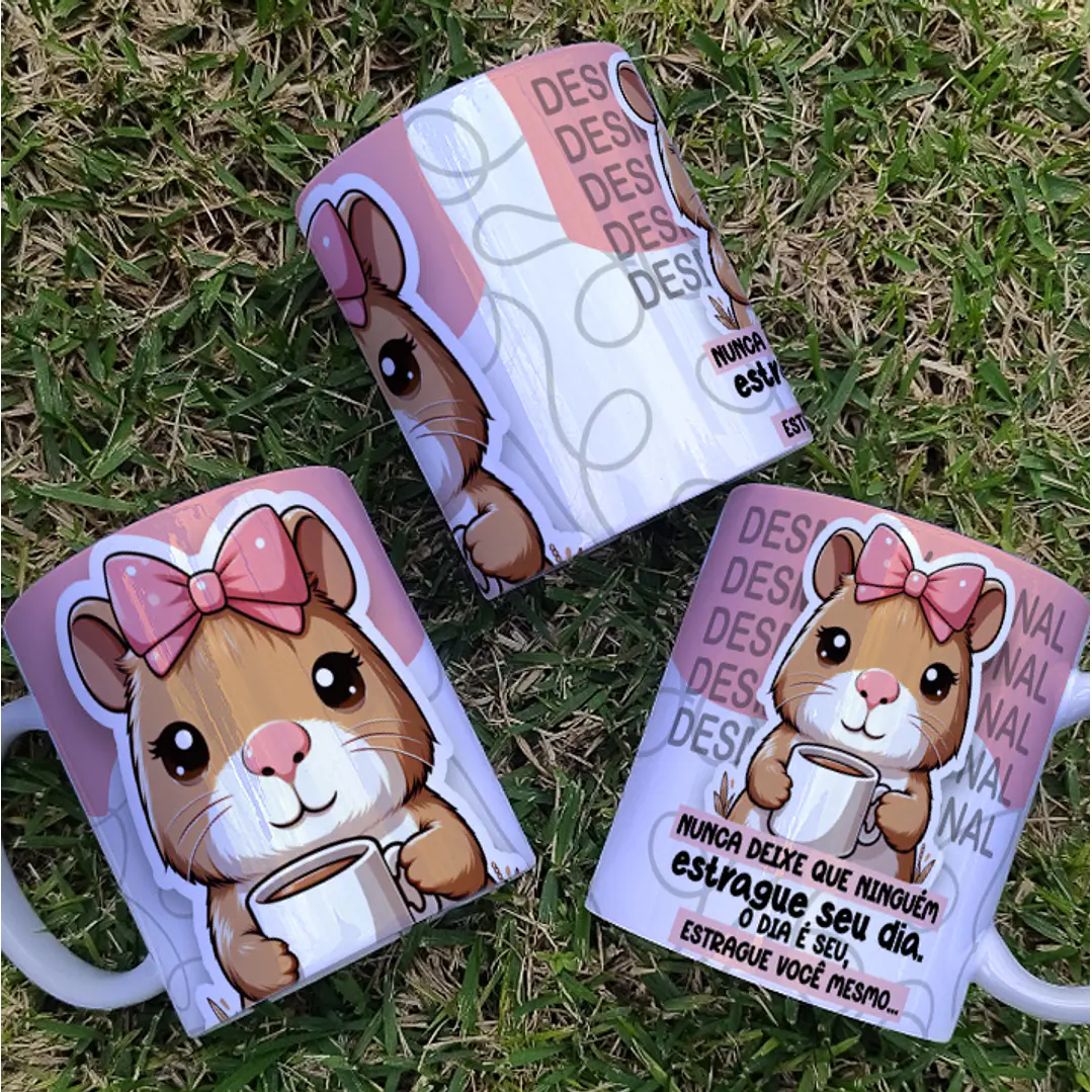 5 Artes para Caneca Capivara Arquivo Editável 3