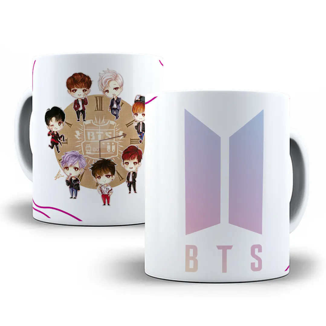6 Artes para Caneca BTS Arquivo Editável 4