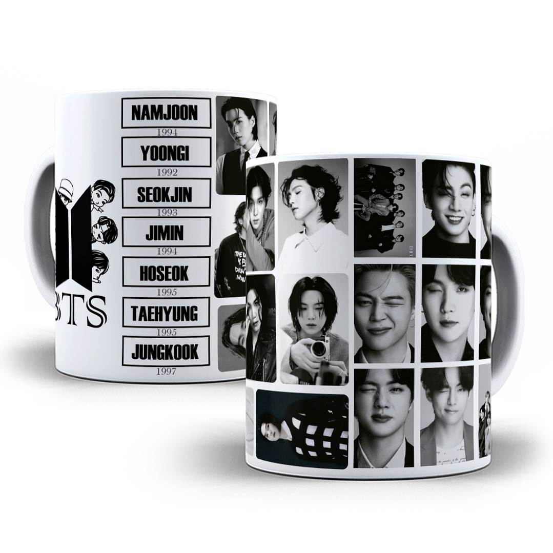 6 Artes para Caneca BTS Arquivo Editável 6