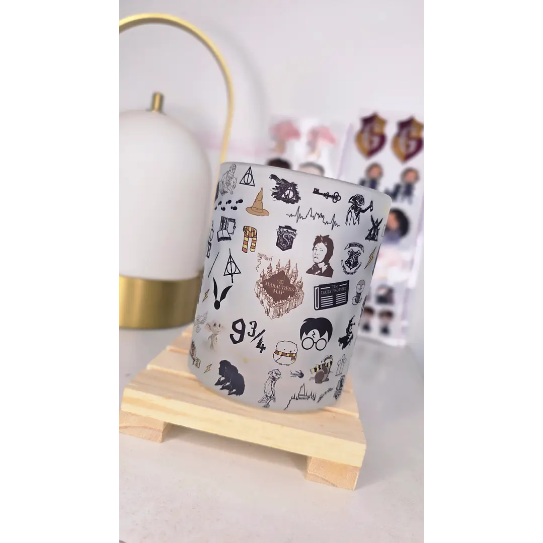 Arte para Caneca Harry Potter Icones Arquivo em Jpg  2
