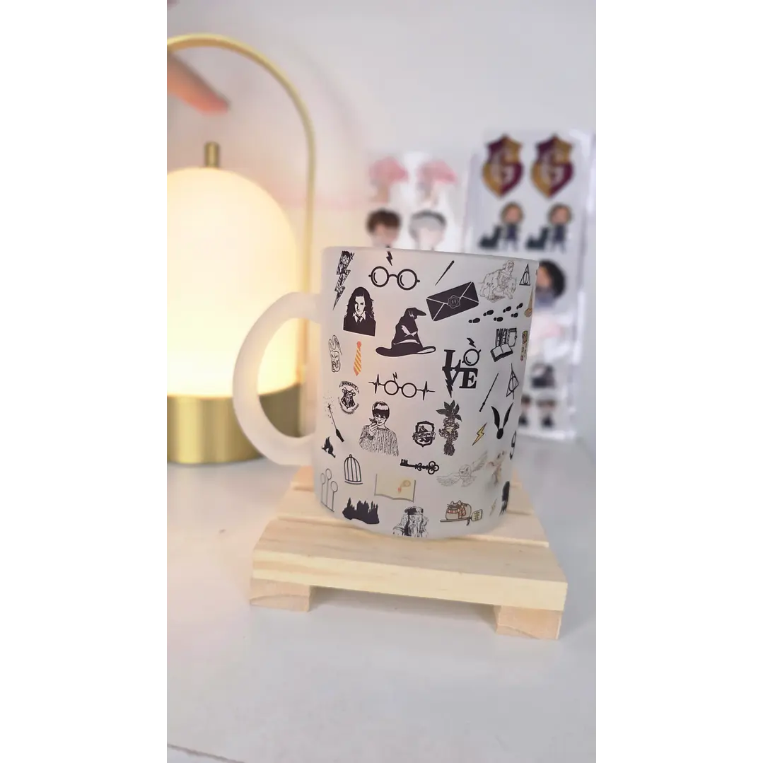 Arte para Caneca Harry Potter Icones Arquivo em Jpg  3