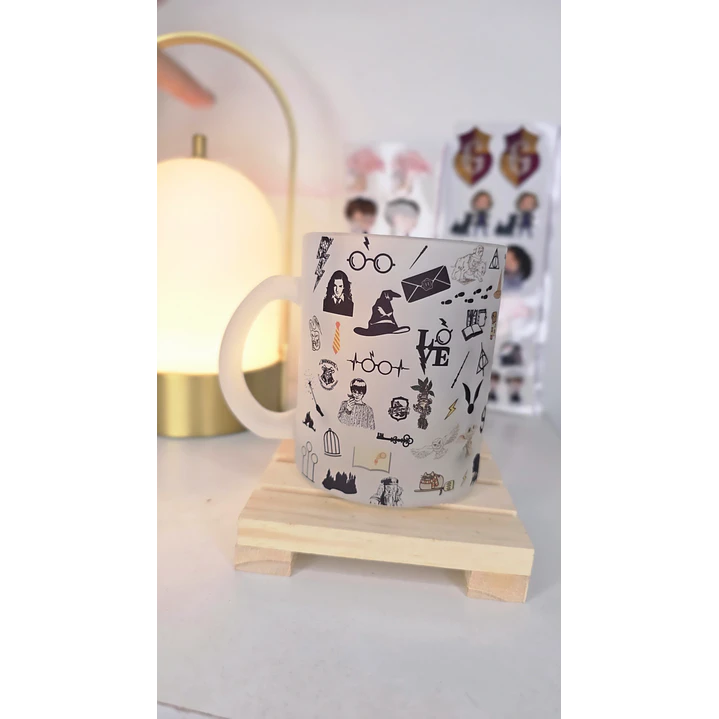 Arte para Caneca Harry Potter Icones Arquivo em Jpg  3