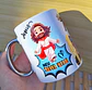 Arte para Caneca Jesus é Meu Herói Arquivo em Jpg   - thumbnail 1