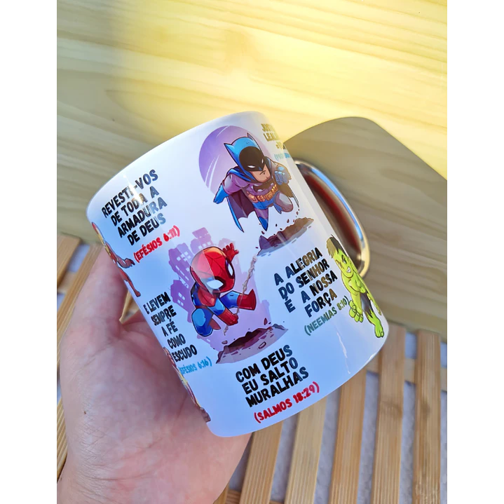 Arte para Caneca Jesus é Meu Herói Arquivo em Jpg   3