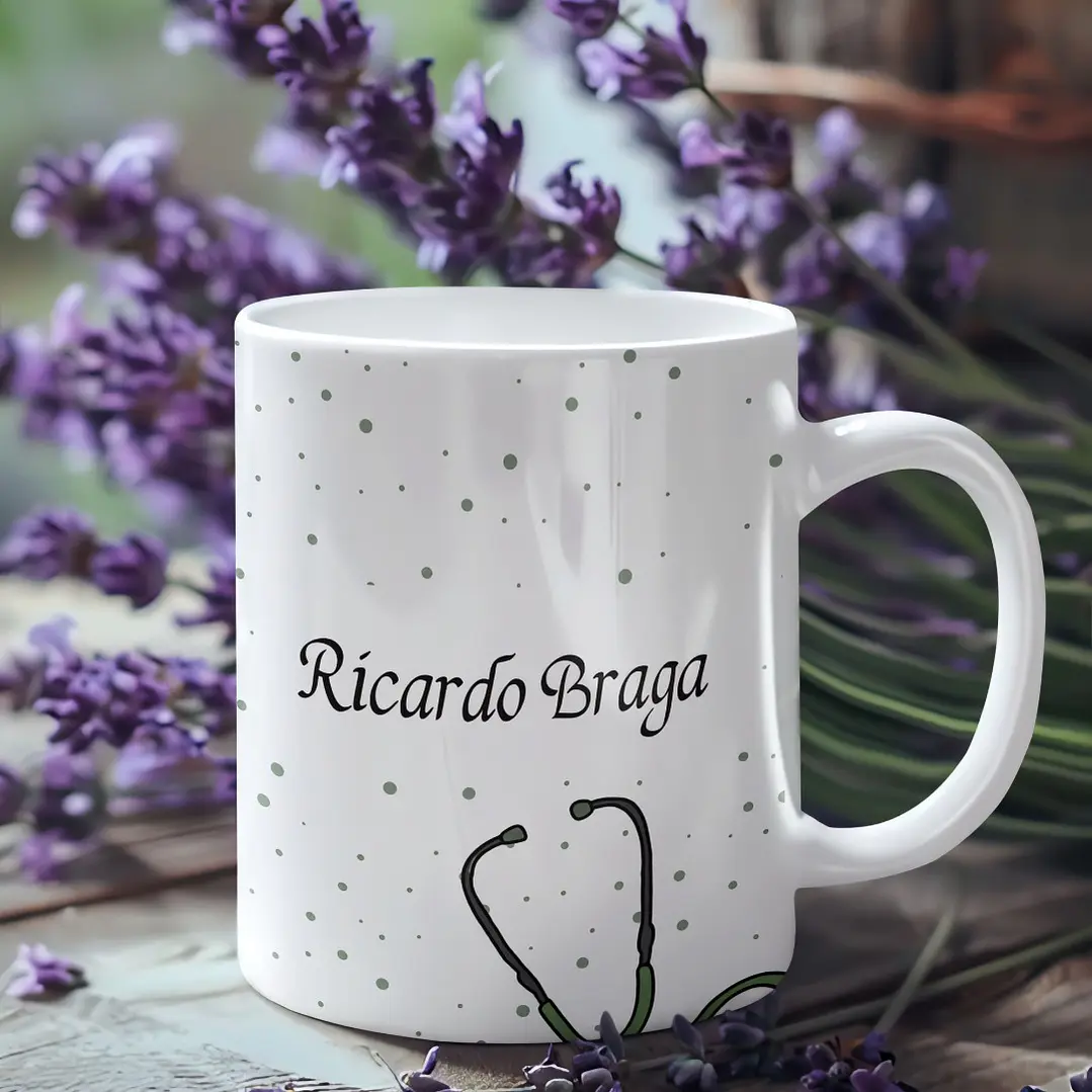 Arte para Caneca Profissão Médico Medicina Arquivo em Jpg  2