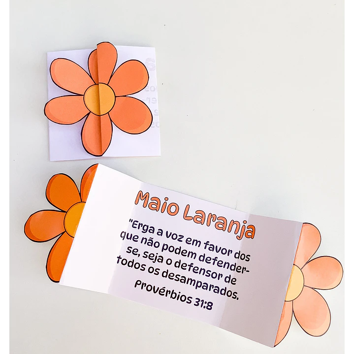 Kit Digital Maio Laranja Png  6