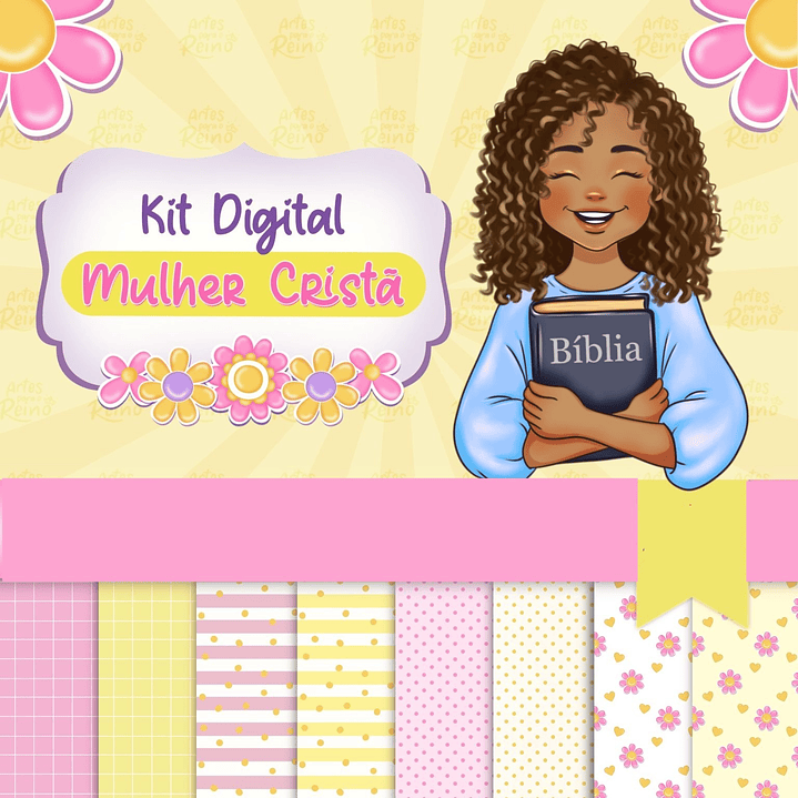 Kit Digital Mulher Cristã Png  2