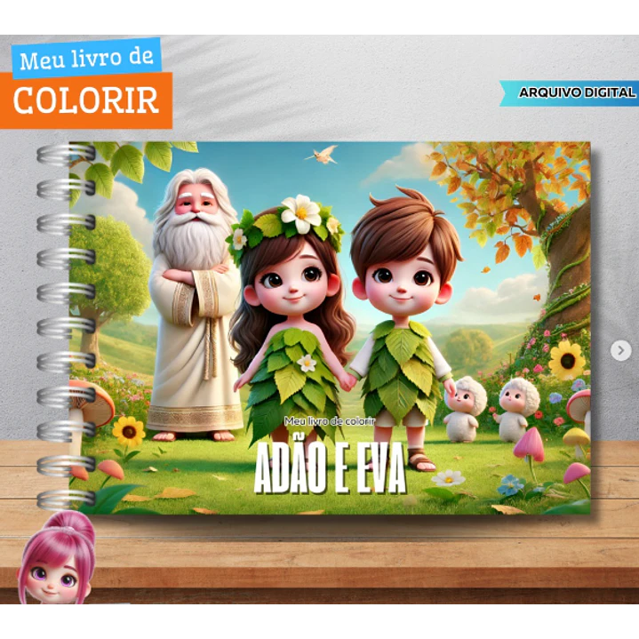 Kit Digital Livros de Colorir Png  2