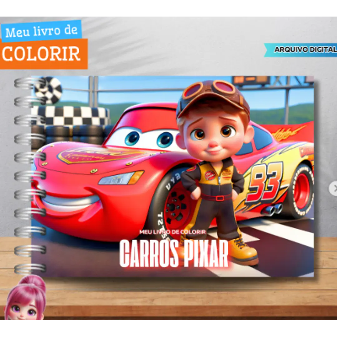 Kit Digital Livros de Colorir Png  3