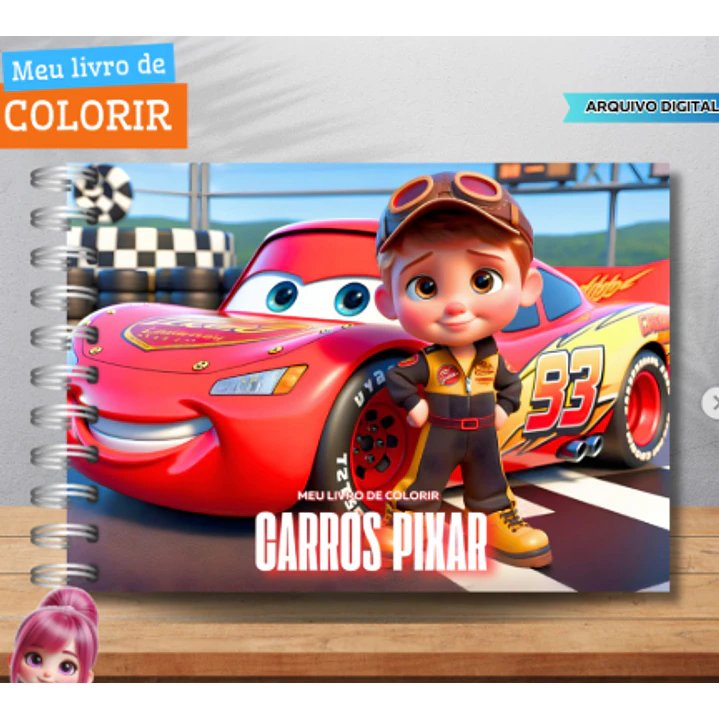 Kit Digital Livros de Colorir Png  3
