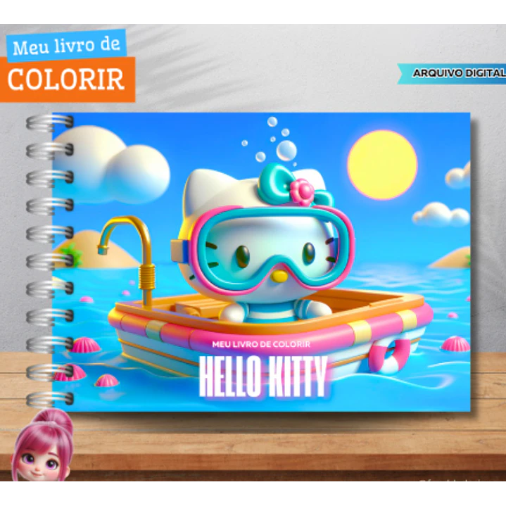 Kit Digital Livros de Colorir Png  4