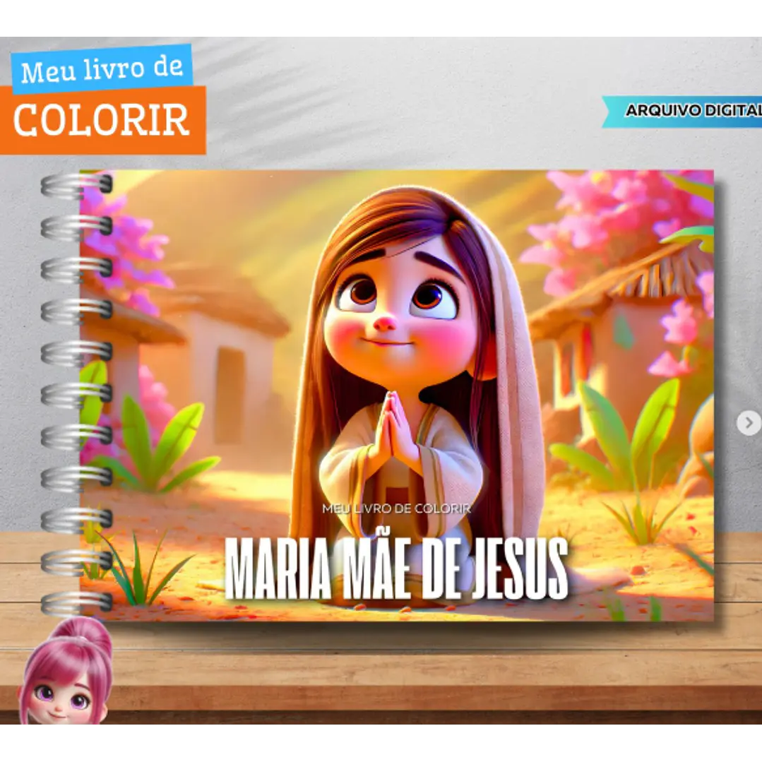 Kit Digital Livros de Colorir Png  5