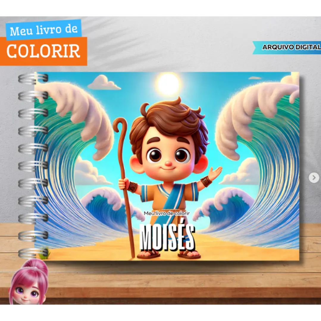 Kit Digital Livros de Colorir Png  6