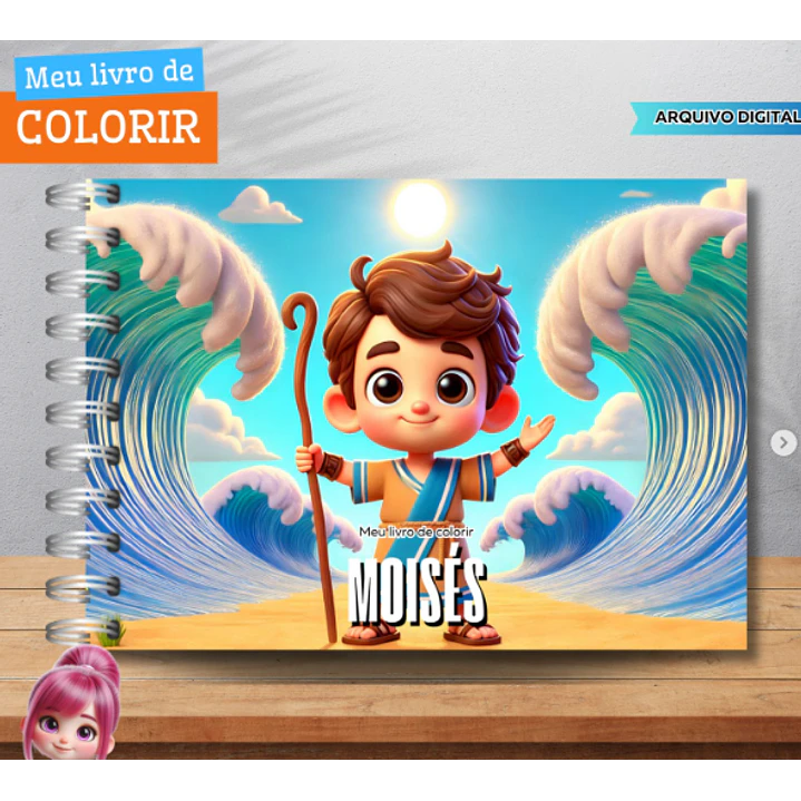 Kit Digital Livros de Colorir Png  6