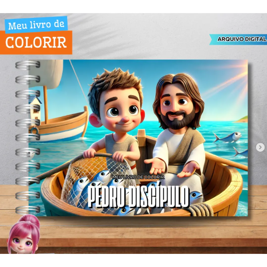Kit Digital Livros de Colorir Png  1