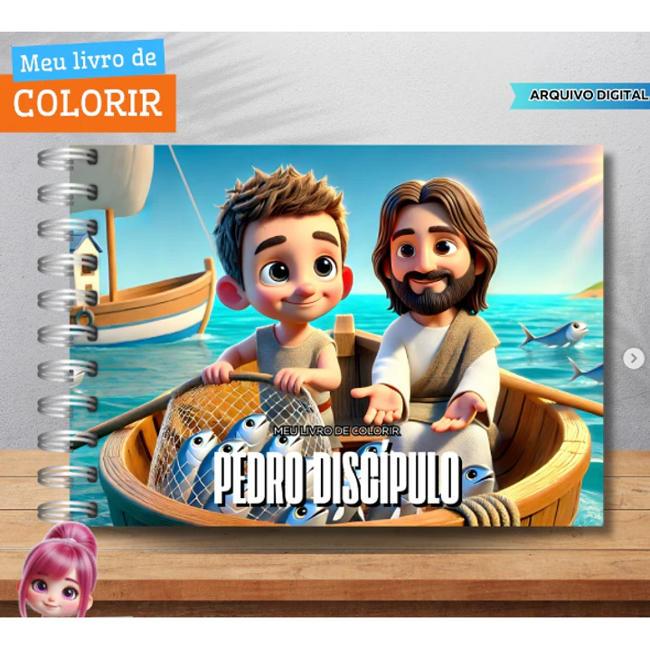 Kit Digital Livros de Colorir Png  1