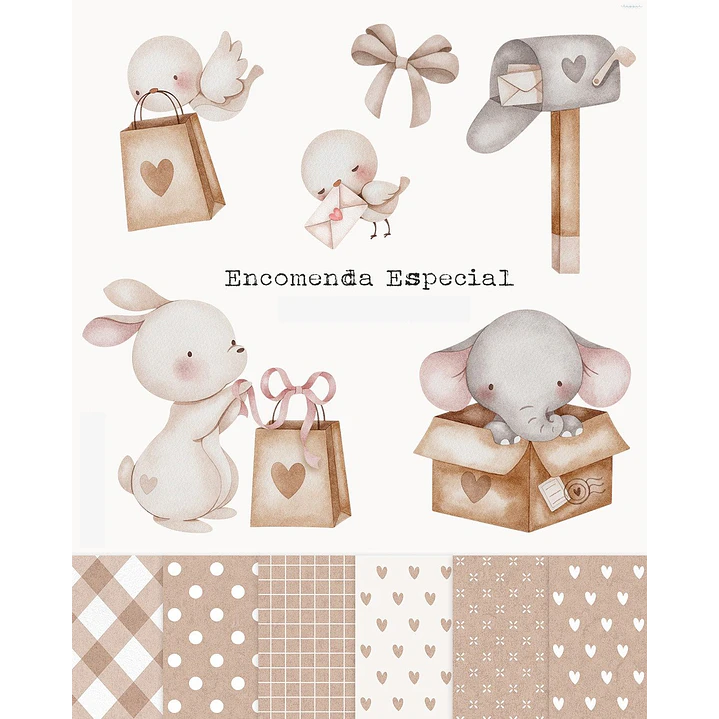Kit Digital Encomenda Especial em Png 1