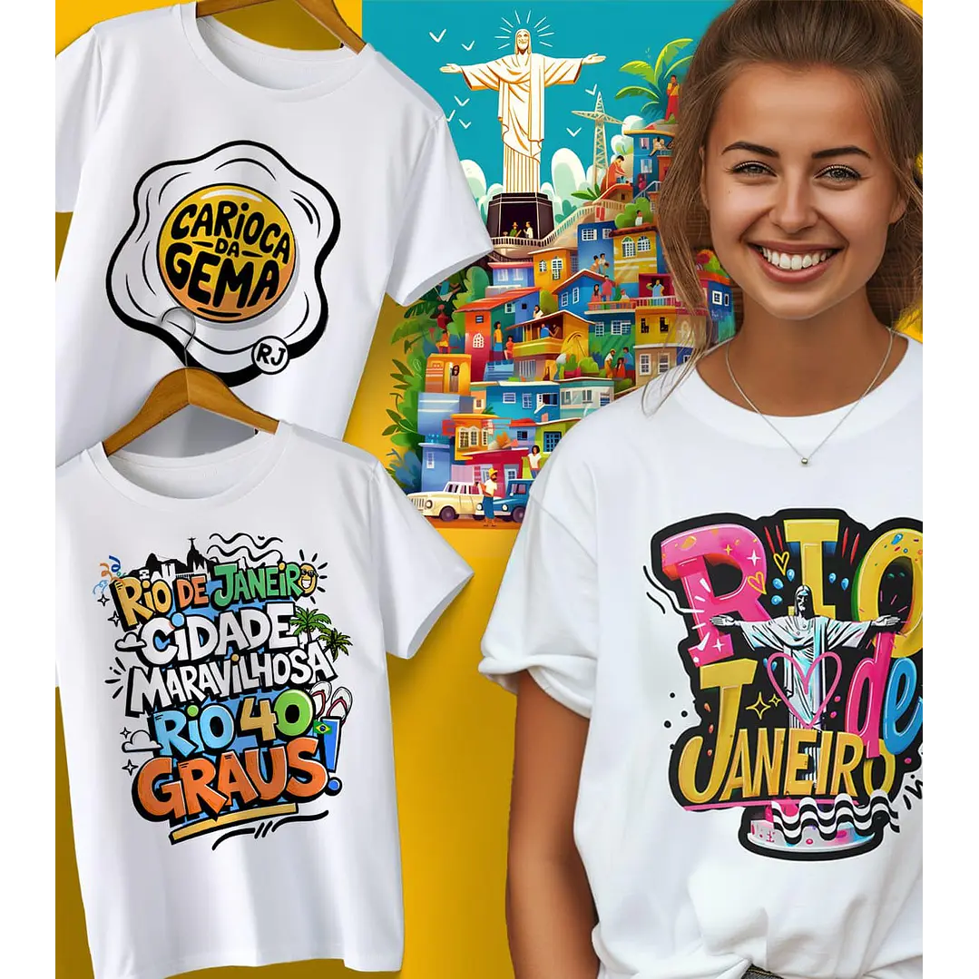 Kit Digital Frases Cidade do Rio de Janeiro RJ em Png 1