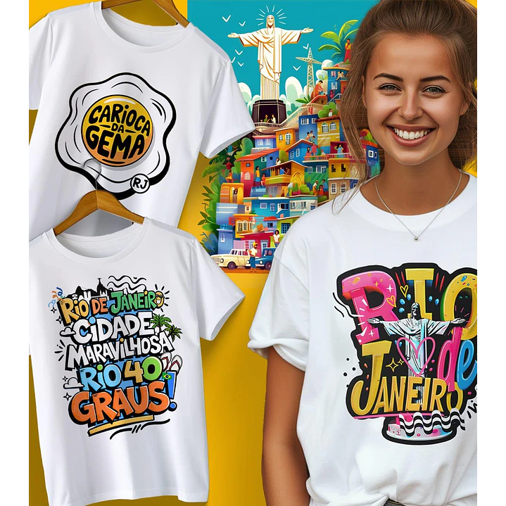 Kit Digital Frases Cidade do Rio de Janeiro RJ em Png 1
