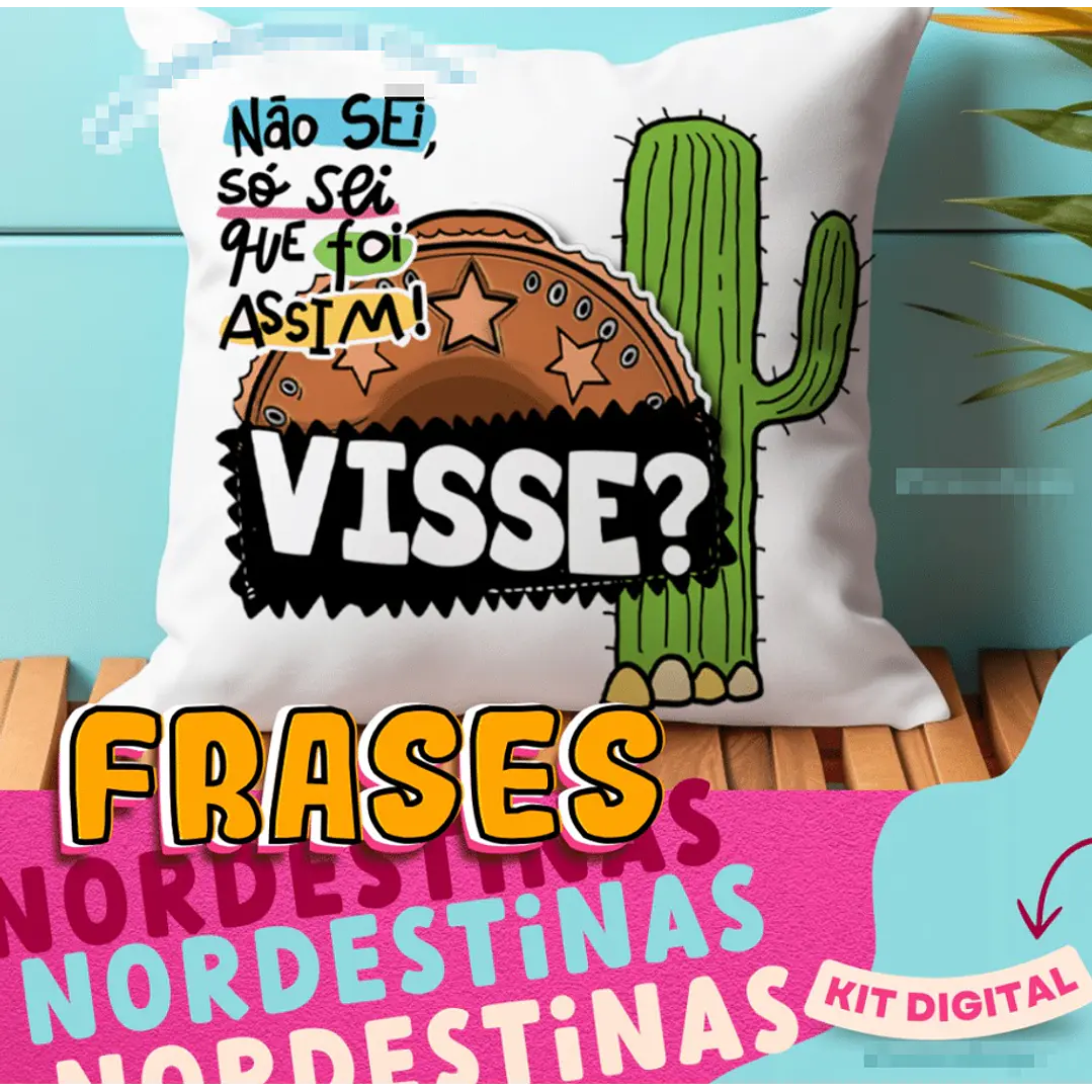 Kit Digital Frases Nordestina em Png   5