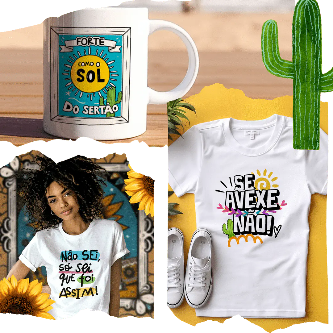 Kit Digital Frases Nordestina em Png   6