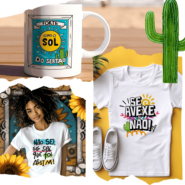 Kit Digital Frases Nordestina em Png   6