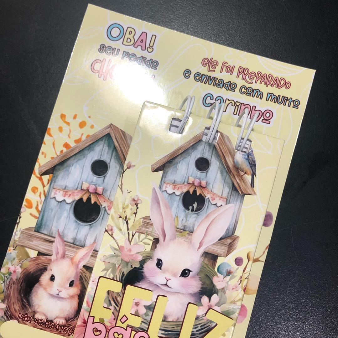 Kit Digital Cartão e Arte Capa Mini Bloco Páscoa em Pdf 2