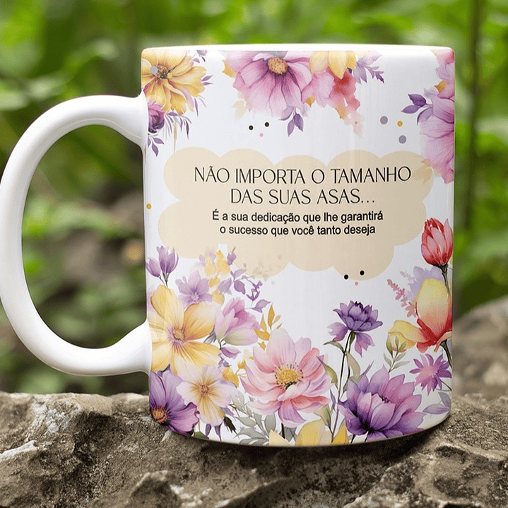 5 Artes para Caneca Suas Asas Arquivo Editável  1
