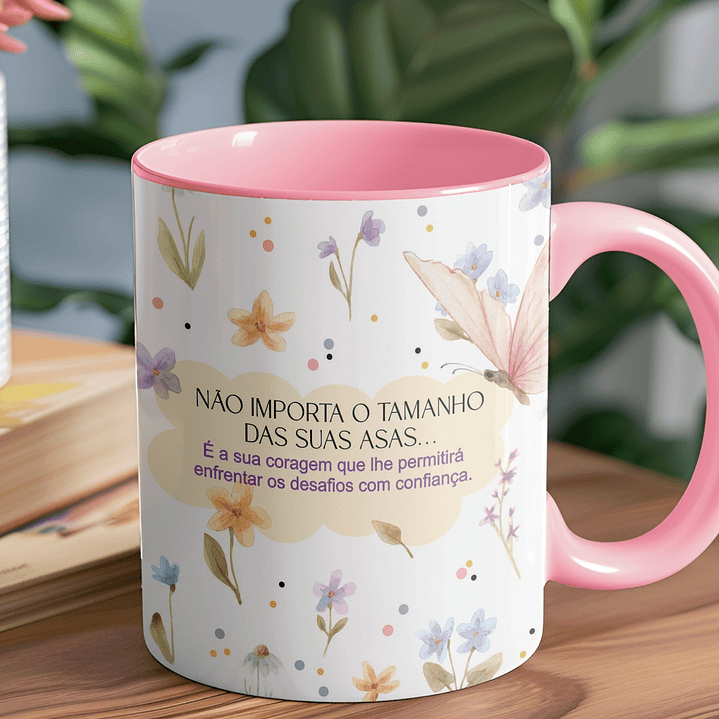 5 Artes para Caneca Suas Asas Arquivo Editável  5