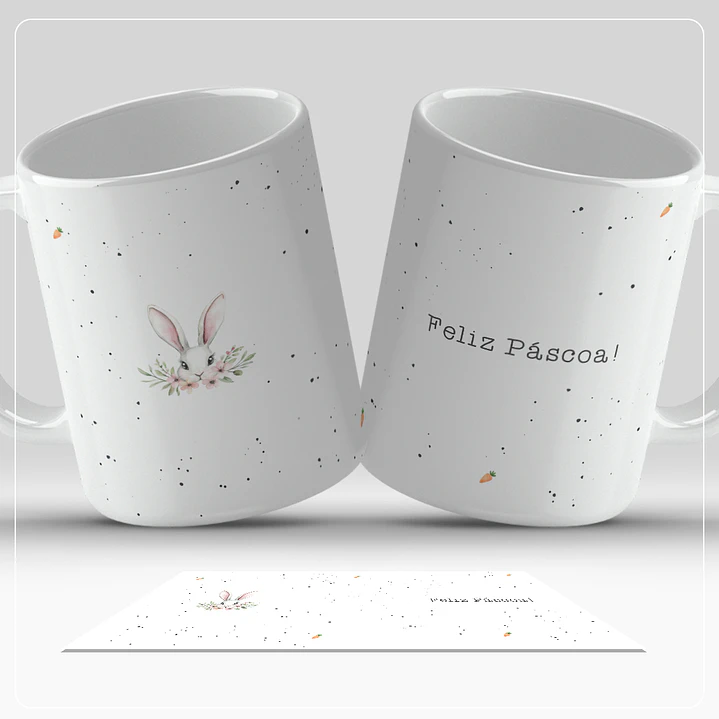 9 Artes para Caneca Páscoa Minimalista Arquivo em Jpg 1
