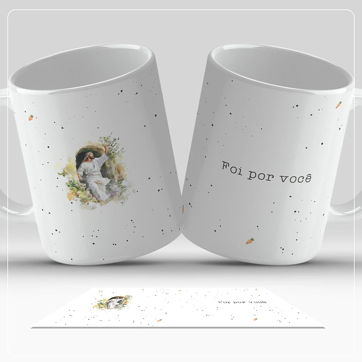 9 Artes para Caneca Páscoa Minimalista Arquivo em Jpg 5