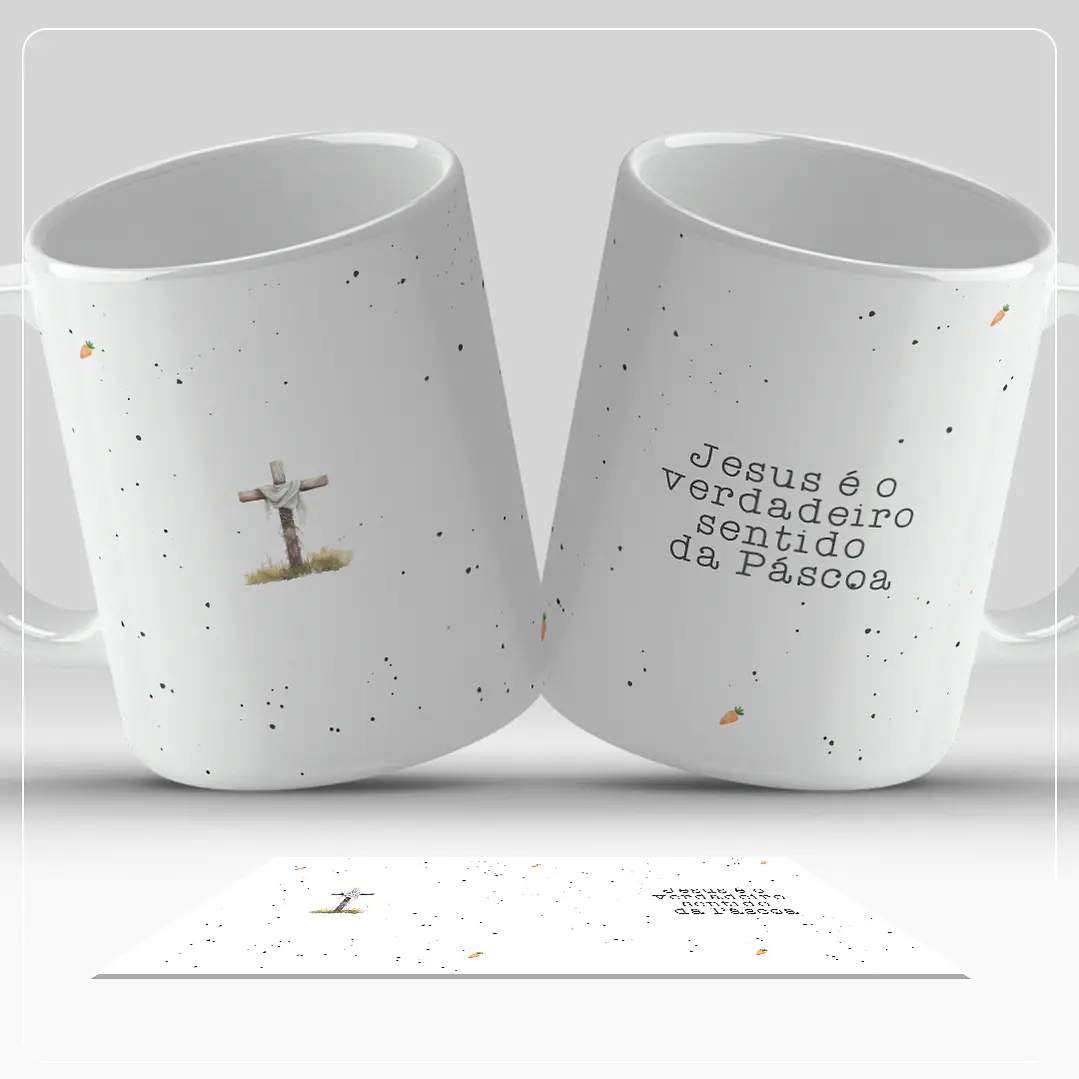 9 Artes para Caneca Páscoa Minimalista Arquivo em Jpg 7