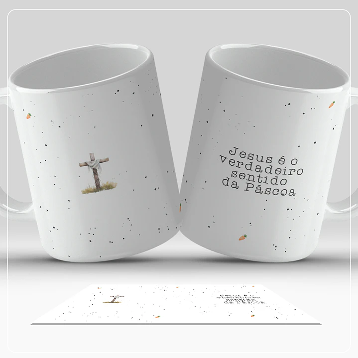 9 Artes para Caneca Páscoa Minimalista Arquivo em Jpg 7